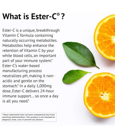 Ester-C 500 mg with Citrus Bioflavonoids Veg. Capsules 240 Count - Buy Online on GoSupps.com