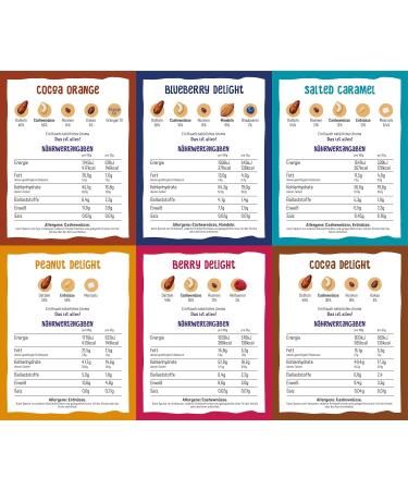 N kd Variety Pack - 100% Natural Cold-Pressed Bars | Vegan Gluten-Free No Added Sugar | 18 x 35g Healthy Snacks - Buy Online on GoSupps.com