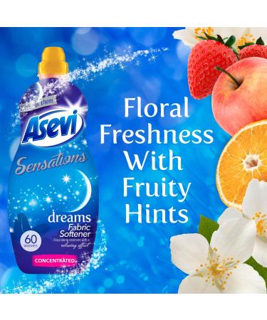 Asevi Sensations Fabric Softener 1.44L - 60 Washes Dreams - Pack of 1 - Buy Online on GoSupps.com