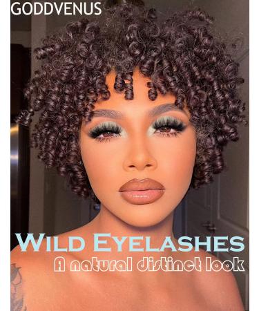 Goddenus 8D 20mm C Curl Mink Lashes - 10 Pairs of Wispy, Fluffy and Natural Looking Reusable Fake Eyelashes - Buy Online on GoSupps.com