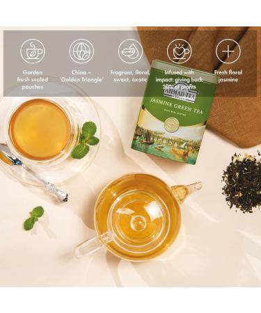 Ahmad Tea Jasmine Green Tea Caddy Green Tea - 100g Loose Leaf - Buy Online on GoSupps.com