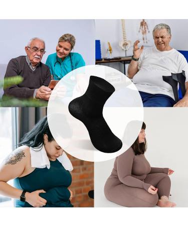 Diabetic Ankle Socks for Men & Women | 6 Pairs | Pain Relief & Non-Binding | Size 6-13 White - Buy Online on GoSupps.com