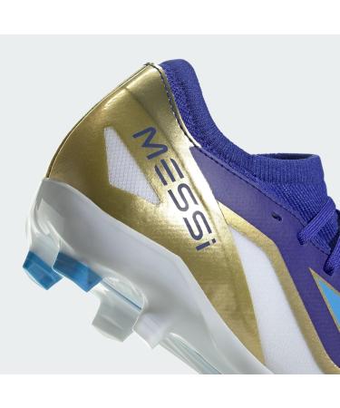 Adidas Unisex X Crazyfast.3 FG Messi Sneakers - 41 1/3 EU - Lucid Blue Blue Burst Cloud White - International Shipping Available - Buy Online on GoSupps.com