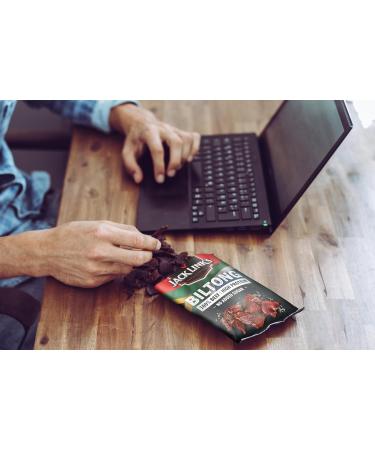  Jack Link's Jack Links Biltong Jerky Original 12 pack (12 x 40 g) Gluten-free meat snack High protein dried meat for gym fitness outdoor Low-calorie protein snacks Beef chips - Buy Online on GoSupps.com