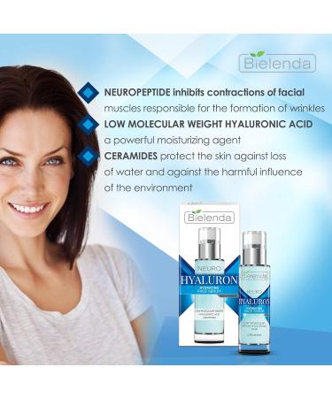 S rum Facial Neuro Hialuron by Bielenda - Hydrating & Anti-Aging Serum for Glowing Skin | International Shipping Available - Buy Online on GoSupps.com