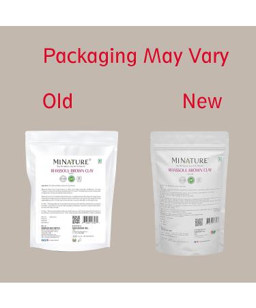 Rhassoul Brown Clay powder by mi nature | 227g(8oz) | Rhassoul clay | Ghassoul Clay |Face Mask Cleansing Detoxifying | Hair Mask removes excess oil from Hair conditioning |Exfoliant |Vegan - Buy Online on GoSupps.com