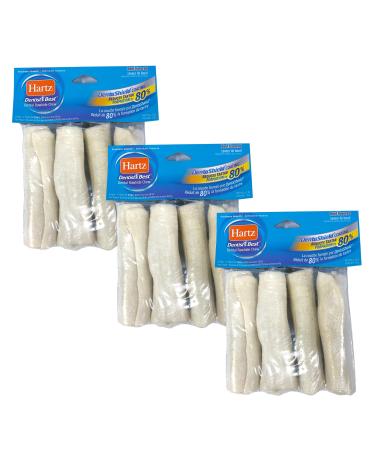 Hartz Dentist s Best DentaShield 4 Rawhide Chew 12 Bones - 83% Less Tartar - Healthy Gums - Fresh Breath - Beef Flavor - Dental Care for Dog Pack of 12 Retriever Rolls for Small Dogs (3x4 Rolls)