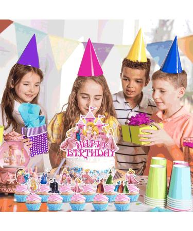 Party Supplies 25Pcs Party Decorations Happy Birthday Party Cake Topper Cupcake Decorations for Kids - Buy Online on GoSupps.com