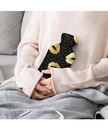 Buy Hot Water Bottle with Lid - Rubber Hot Water Bag for Pain Relief Cramps Foot Warmer & Hot/Cold Therapy - International Shipping - Buy Online on GoSupps.com