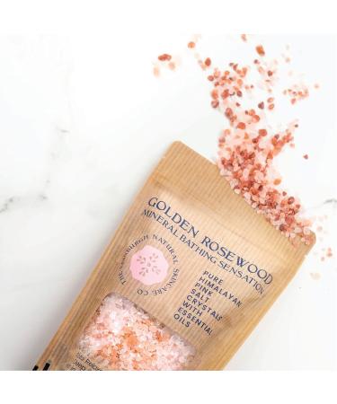 Golden Rosewood Pink Himalayan Bath Salts | Muscle Relaxation, Stress Relief & Sleep Aid | Skin Restoration with Essential Oils | Edinburgh Skincare Co. - x1 Box - Buy Online on GoSupps.com