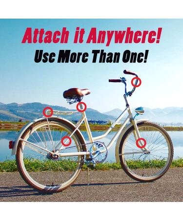 Activ Life Disco Lights Red/White/Blue Front Bicycle Lights for Men & Boys - Perfect Festival & Party Accessories for Night Rides - Buy Online on GoSupps.com
