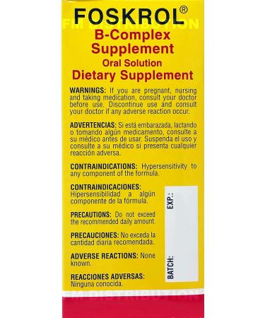 Foskrol B Complex Supplements - 20 Count Pack (1) for Energy and Wellness - Buy Online on GoSupps.com