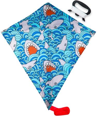 Large Premium Diamond Kite for Kids and Adults. Easy to Fly. Great for Children at Beach or Park. Outdoor Activity. Fun Family Activities for Boys and Girls (Watercolor) Tie-Dye