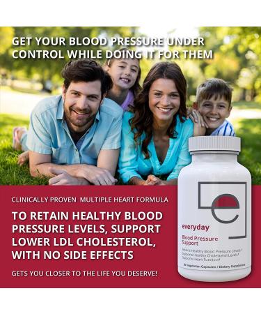 Natural Blood Pressure Support with Magnesium & Hawthorn - 60 Capsules for Heart Health & Hypertension - Buy Online on GoSupps.com