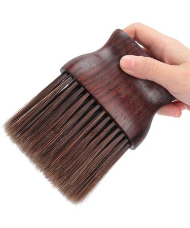 Barber Neck Duster Brush Hair Duster Brush Wood Comfortable Using Experience Multifunction Comfortable To Hold for Home for Salons(S)