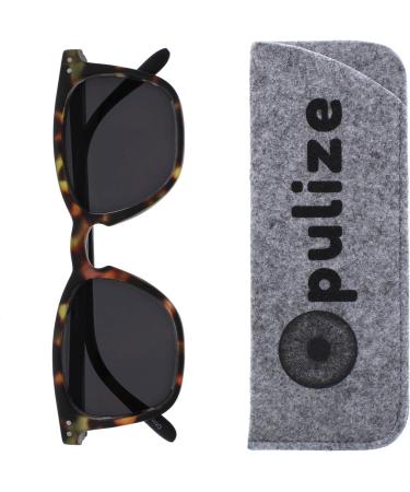 Buy Opulize Bex Sonnen Readers | Large Quadrat Designer Frames | Scratch-Resistant Lens & UV400 Protection | Brown Tortoise & Matte Black - Buy Online on GoSupps.com