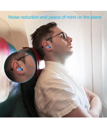 Nnrly Reusable Silicone Ear Plugs - Waterproof, Hypoallergenic, Noise Reduction for Hearing Protection - Ideal for Sleeping, Snoring, Swimming, Concerts - 6 Packs with Storage Bags - Buy Online on GoSupps.com