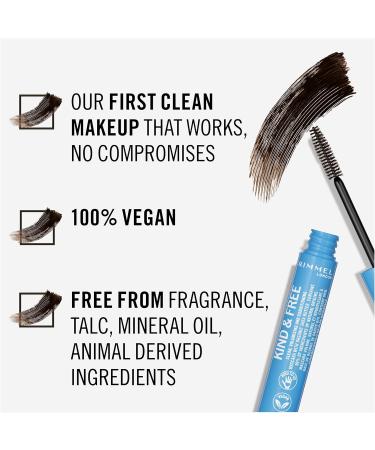 Rimmel Kind + Free Volume & Length Mascara Brown Black 7ml - Pack of 1 - Buy Online on GoSupps.com