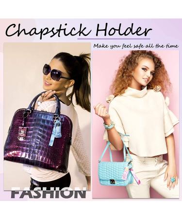 30-Piece Marble Chapstick Holder Keychain Sleeve Pouch for Women - Lip Balm Keyring Lanyard Wristlet Travel Accessories - Buy Online on GoSupps.com