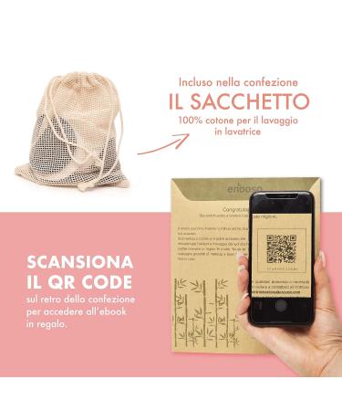 12 Bamboo-Soft Reusable Facial & Eye Makeup Remover Scarves + Washing Bags | Eco-Friendly Enooso - Buy Online on GoSupps.com