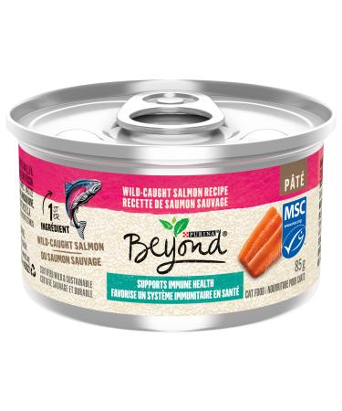 Beyond Wet Cat Food Wild-Caught Salmon Pate - 85 g Can (12 Pack)