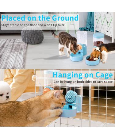 Kenond 40oz Hanging Automatic Pet Food Water Dispenser  Auto Gravity Pet Feeder and Waterer Set  Cage Cat Food Bowl Dog Feeding Station for Puppy and Kitten Rabbit Chinchilla Hedgehog Ferret Green Waterer and Feeder A - Buy Online on GoSupps.com