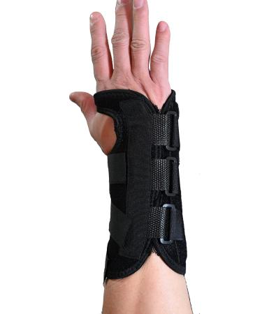 Wrist Brace for Carpal Tunnel Adjustable Wrist Support Brace with Splints Right Hand Small/Medium/Large Arm Compression Hand Support for Injuries Wrist Pain Sports Sprain