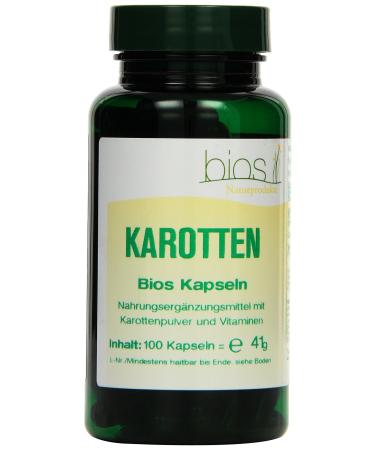 Organic Carrots 100 capsules 1 pack (1 x 55 g)