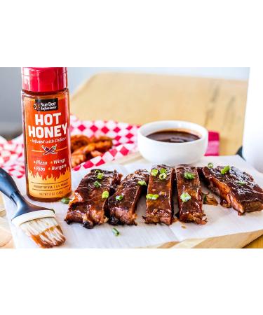 Sue Bee Chili Infused Hot Honey 12oz - Perfect for Ribs, Wings, and Burgers - Buy Online on GoSupps.com