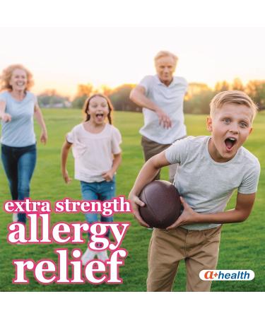 A+Health Dye-Free Extra Strength Allergy Relief Medicine Diphenhydramine HCl 50mg Softgels Antihistamine 100 Count - Buy Online on GoSupps.com