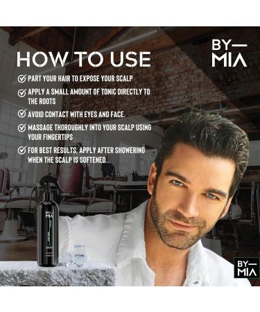 BY MIA Hair Tonic for Men and Women 400 ml | Scalp Tonic | Strengthens Hair | Promotes Healthy Hair Growth | Fresh and Refreshing Formula | Formula - Buy Online on GoSupps.com