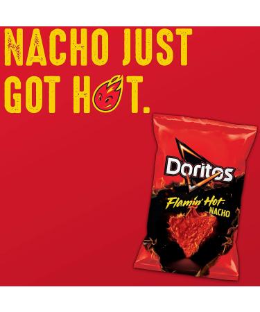 Doritos Flavored Tortilla Chips Flamin - Hot Nacho - Pack of 40 - Buy Online on GoSupps.com