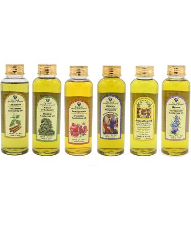 Cinnamon Prosperity Anointing Oil 100ml Holyland Jerusalem | Premium Blessing Oil for Spiritual Growth - Buy Online on GoSupps.com