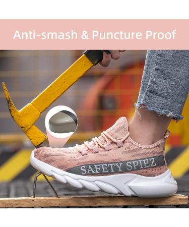 SPIEZ Orthotic Arch Support Insoles & Lightweight Indestructible Work Sneakers for Women - Plantar Fasciitis Pain Relief - Buy Online on GoSupps.com