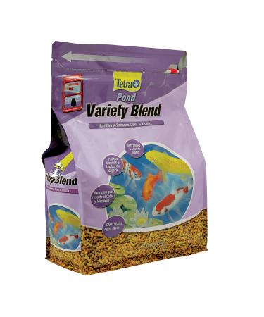 TetraPond Variety Blend Fish Food to Enhance Color and Vitality 2.25 Pound (Pack of 1)