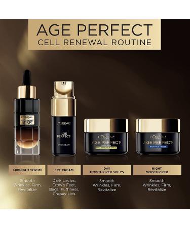 L'Oreal Paris Age Perfect Cell Renewal Day Moisturizer SPF 25 - Anti-Aging Antioxidant Complex | Smooths Wrinkles, Firms & Creates Radiant, Youthful Skin | Dermatologist Tested | 1.7 oz - Buy Online on GoSupps.com