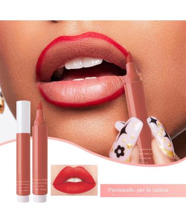 Lip marker - Long-lasting all-day lip color moisturizing and waterproof lip pen for women and girls natural smudge-proof finish for lipstick makeup. - Buy Online on GoSupps.com