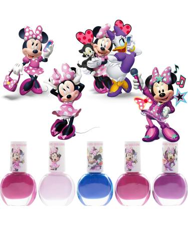 Disney Minnie Mouse Kinder Nail Polish Set | Non-Toxic & Removable | Perfect Birthday Gifts for Girls Age 3+ | Townley Girl - Buy Online on GoSupps.com