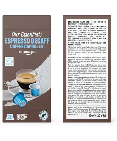 by Amazon Coffee - Nespresso - Intenso Capsules Assortment - 50% Arabica 50% Robusta Medium Roast - 80 pieces 4 pack - Buy Online on GoSupps.com