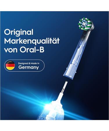 Oral-B Pro CrossAction Electric Toothbrush Heads - 10 Pack Original X-Bristen Mailbox-Compatible Made in Germany Black - Buy Online on GoSupps.com