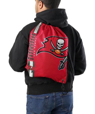 Tampa Bay Buccaneers Big Logo Drawstring Backpack - Official NFL Merchandise - Buy Online on GoSupps.com