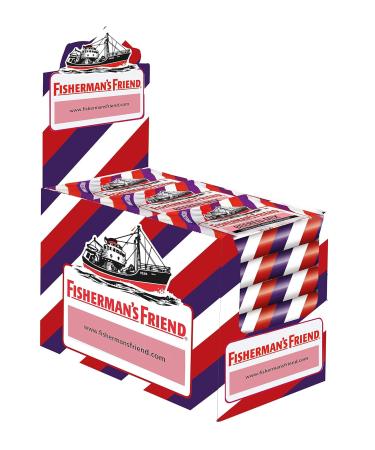 Fisherman's Friend Tropical Cardboard - 24 Bags of Ananas Melon Guava & Berry Mix | Wild Fruity Aroma | Exclusive International Shipping - Buy Online on GoSupps.com