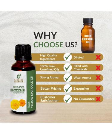 Helichrysum Oil -(Helichrysum Italicum)- Essential Oil 100% Pure Natural Undiluted Uncut Therapeutic Grade Oil 1.01 Fl.OZ 1.01 Fl Oz (Pack of 1) - Buy Online on GoSupps.com
