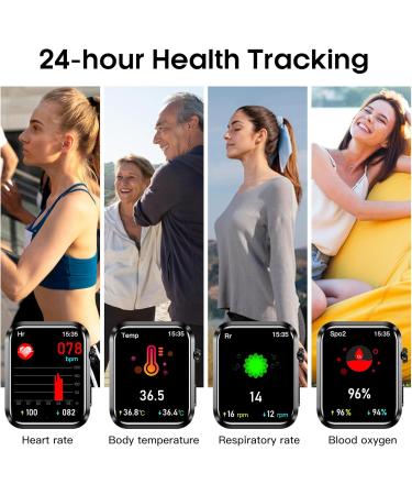 hellibito Wrist Blood Pressure Smart Watch for Android iOS Men and Women - Buy Online on GoSupps.com