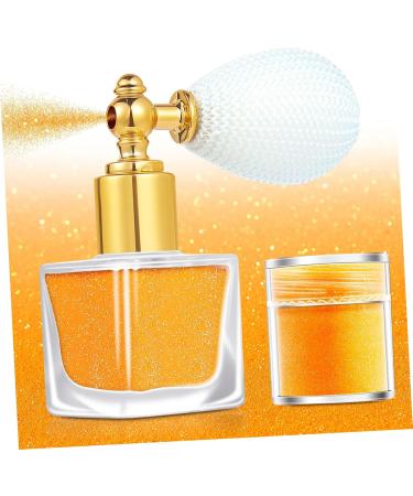 FOMIYES 1 Set Glitter Powder Shimmer Powder Nail Powder Sparkling Glitter Spray Flash Highlighter Orange 7.4X6.8CM - Buy Online on GoSupps.com