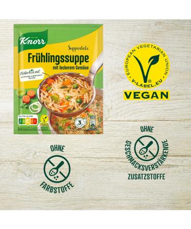 Knorr Love Spring Soup for Pasta - Delicious Vegetable Soup (14 Pack 750ml) | No Additives or Dyes - International Shipping Available - Buy Online on GoSupps.com