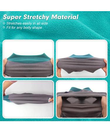 Cyeollo 2 Pack Dog Sweatshirts Fleece Jacket - Reflective Stripe - Soft Lightweight Sweaters for Small Dogs - Turquoise & Grey - Medium - Buy Online on GoSupps.com