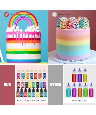 Colorant Alimentaire - 160ml Colorant Alimentaire Liquide Sans Go t pour G teaux Cuisson Fondant Macarons - Food Colouring Vibrant pour D coration de G teau Gla age P tisserie Artisanat (Blanc) Blanc 160 ml (Lot de 1) - Buy Online on GoSupps.com