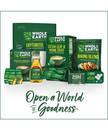 Whole Earth Sweetener Co. 100% Erythritol Sweetener - Keto-Friendly Natural Sugar Alternative - Baking & Zero Calorie Substitute - Gluten Free & Non-GMO - 16oz Pack - Buy Online on GoSupps.com