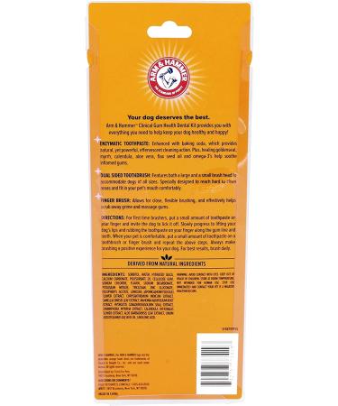 Arm & Hammer Clinical Gum Health Dental Kit for Dogs - Chicken Flavor, 3 Piece Set - Buy Online on GoSupps.com